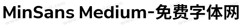 MinSans Medium字体转换